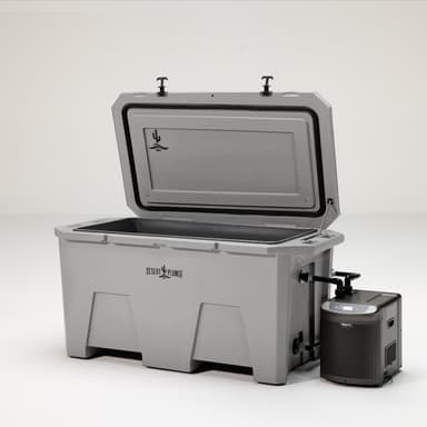 The Desert Plunge Exclusive Cold Plunge Tub - 1/4 horsepower - Gray