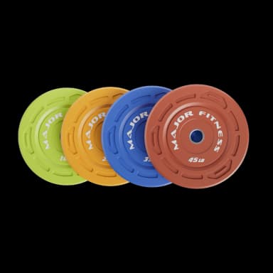 Product image for Major Fitness Color Grip Low Bounce Bumper Plates